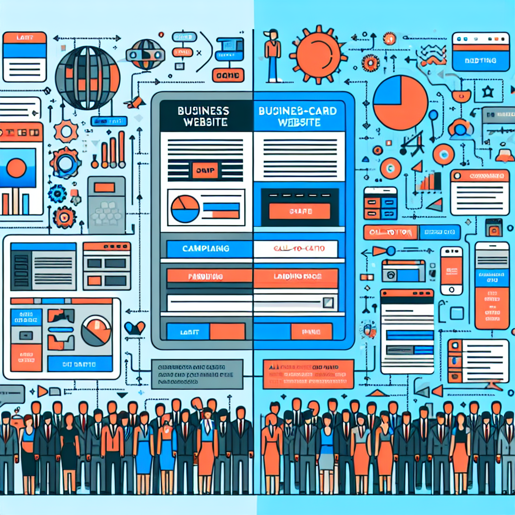 Сравнение сайтов-визиток и лендингов: узнайте, чем они отличаются!