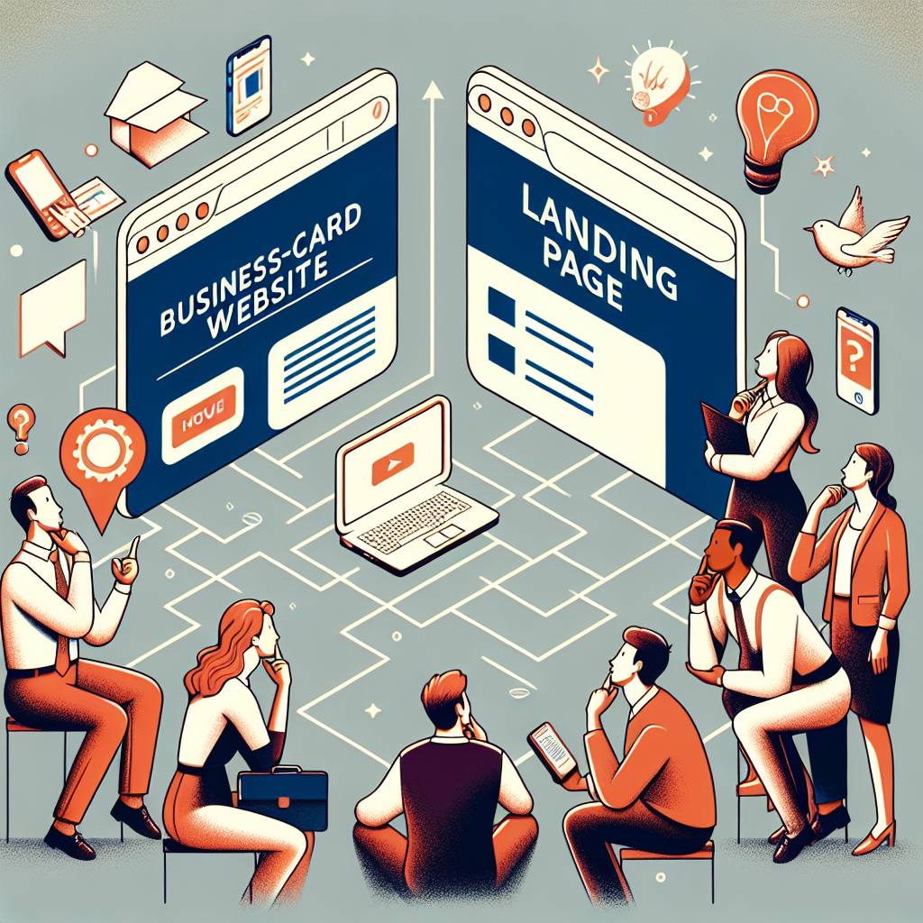 Сравнение сайтов-визиток и лендингов: узнайте, чем они отличаются!
