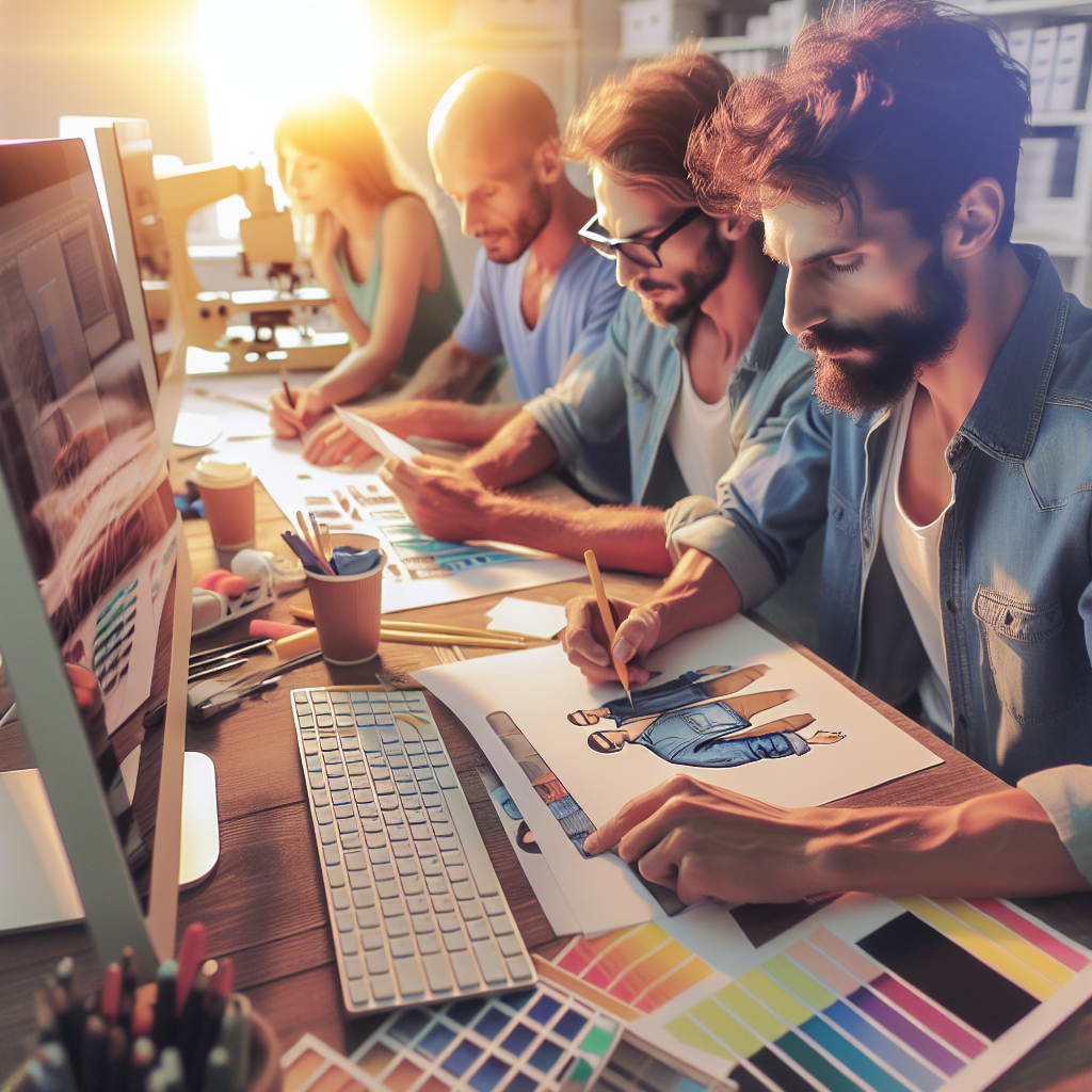 Создание стильных и модных логотипов для одежды вашей IT-компании