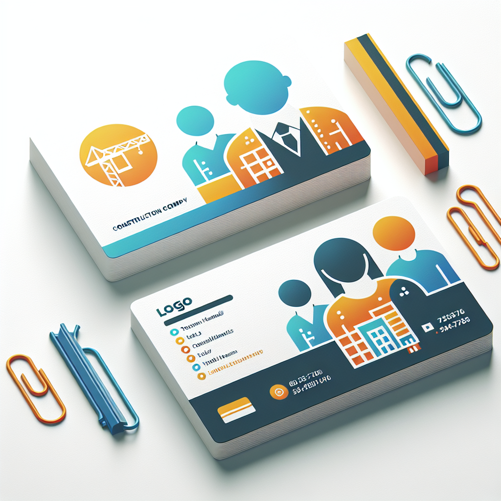Cele mai bune modele de carti de vizita pentru constructii si sigle de firma atractive