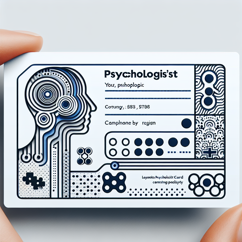 Визитки для психологов, психотерапевтов и консультантов – создаем уникальные и запоминающиеся дизайн-визитки!