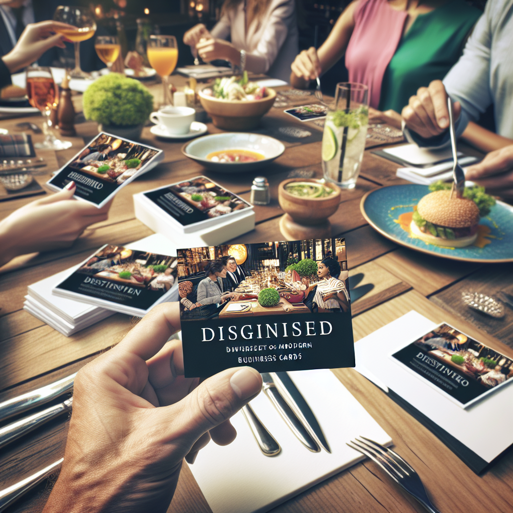 Carti de vizita pentru restaurante - Solutii personalizate pentru branding eficient