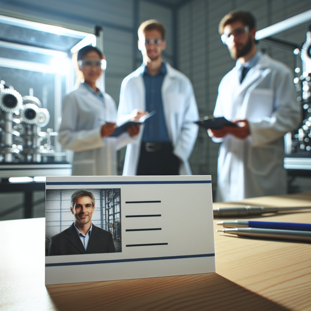 Создание визуально привлекательных визиток для инженеров