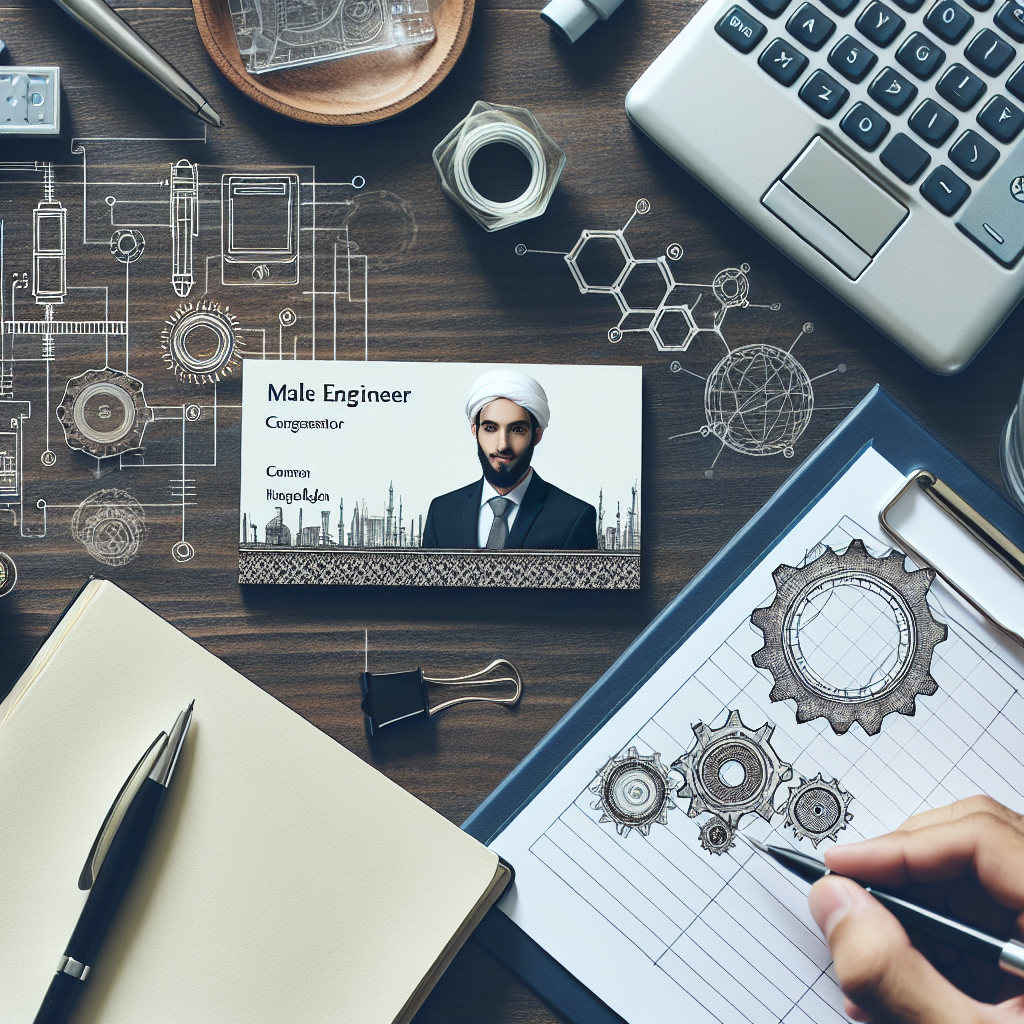 Создание визуально привлекательных визиток для инженеров