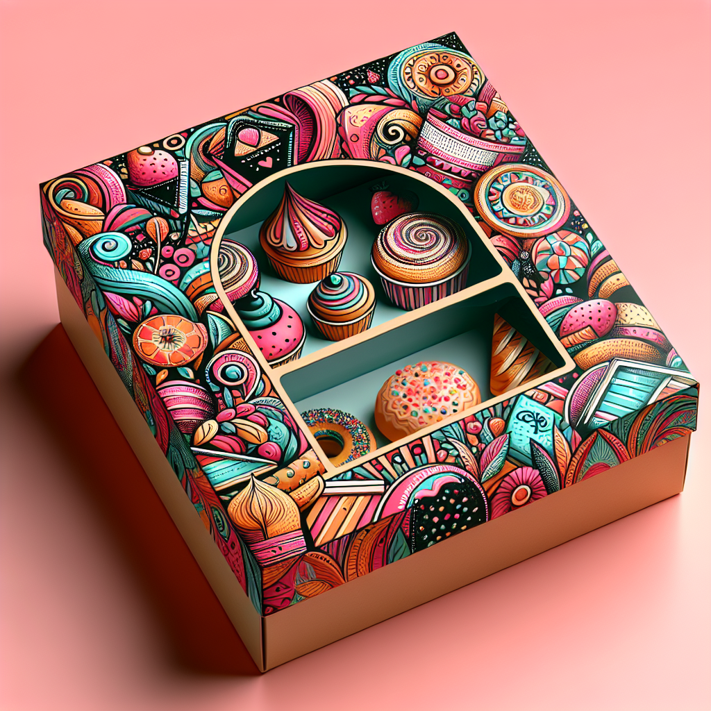 Cumpărati cutii prajituri personalizate si cutii prajituri cu fereastra pentru afacerea voastră!