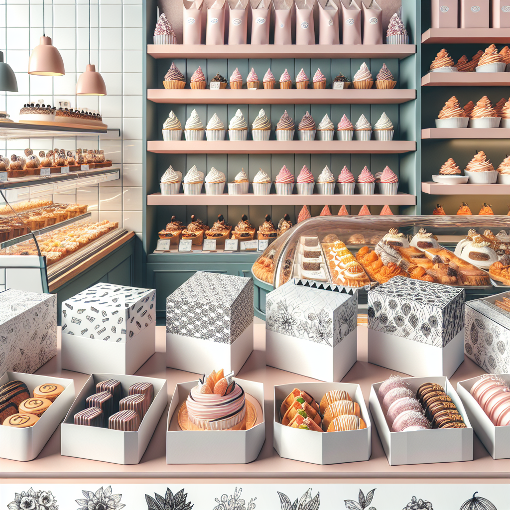 Cumpărati cutii prajituri personalizate si cutii prajituri cu fereastra pentru afacerea voastră!