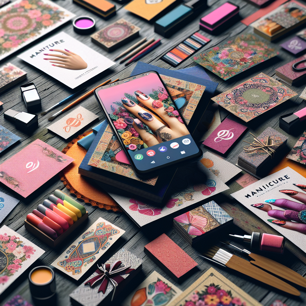 Modele carti de vizita pentru manichiura si pedichiura deosebite