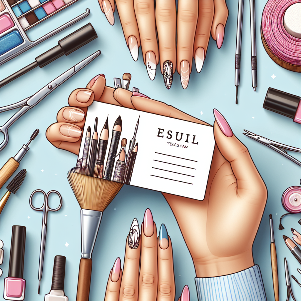 Nail Business Cards, Nail Technician Business Cards, Business Cards for Nails, Nail Service Business Cards