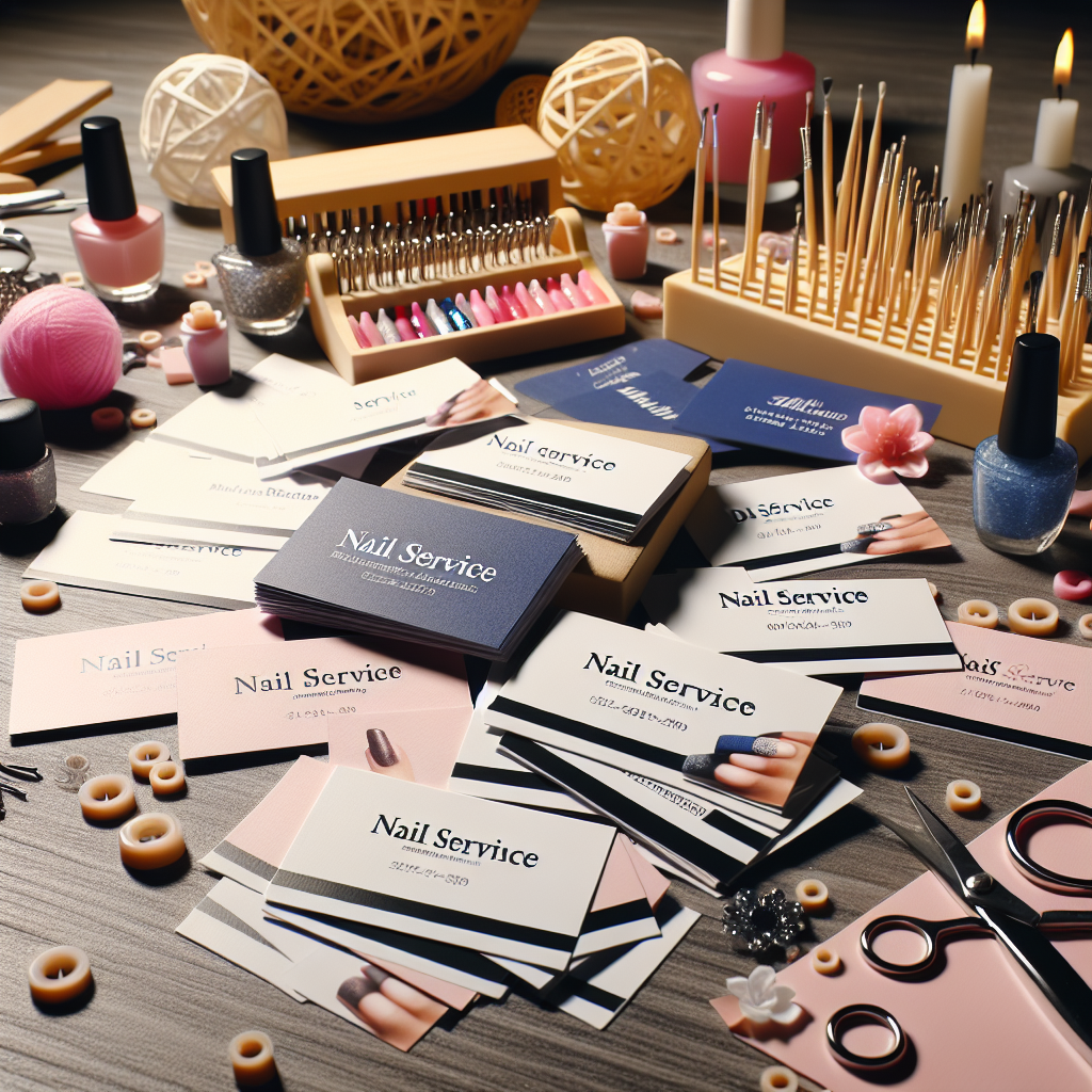 Nail Business Cards, Nail Technician Business Cards, Business Cards for Nails, Nail Service Business Cards