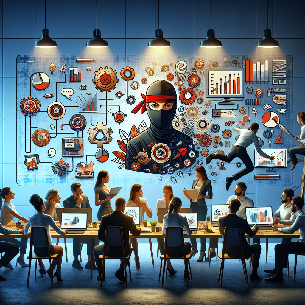 Ninjas de marketing pentru lansarea pietei de schimb NFT