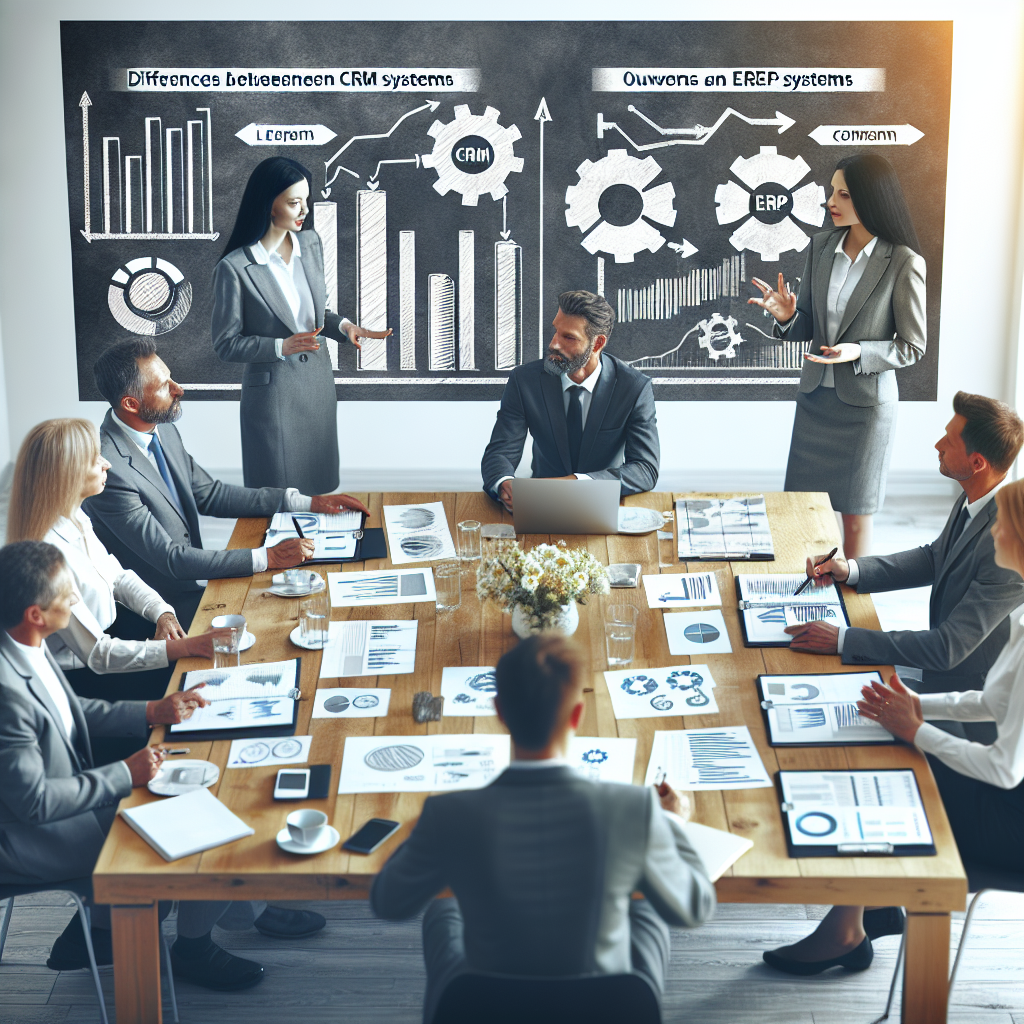 Comparatia dintre sistemele CRM si ERP: Ghid pentru alegerea programelor potrivite pentru afaceri