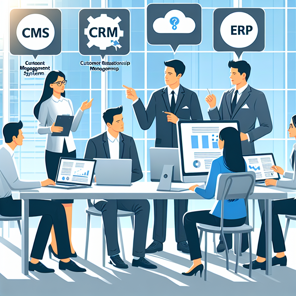 CMS-uri, CRM-uri si ERP-uri - Descoperiti ce sunt si pentru ce sunt utilizate!