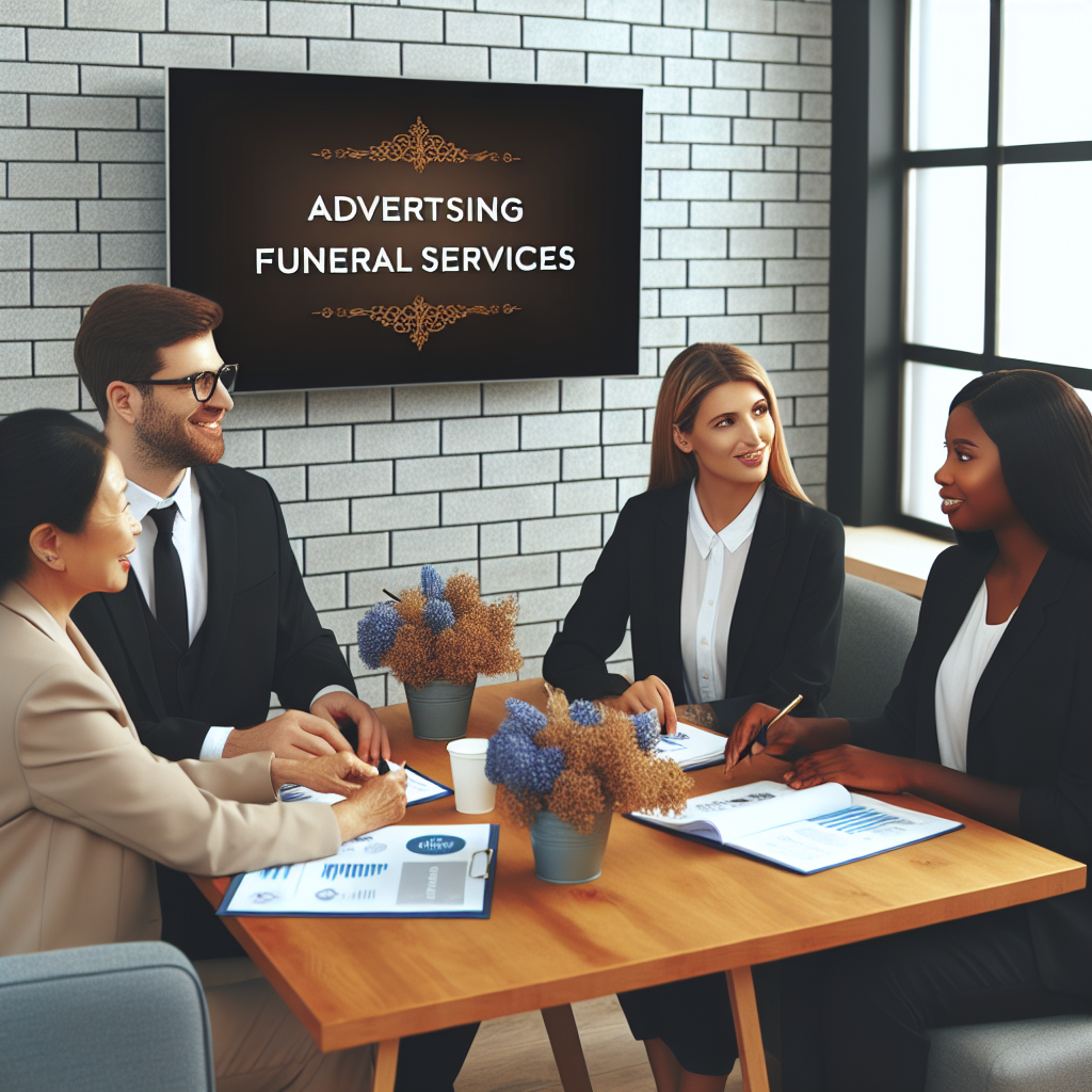 Promovarea si publicitatea serviciilor funerare pentru birourile de pompe funebre