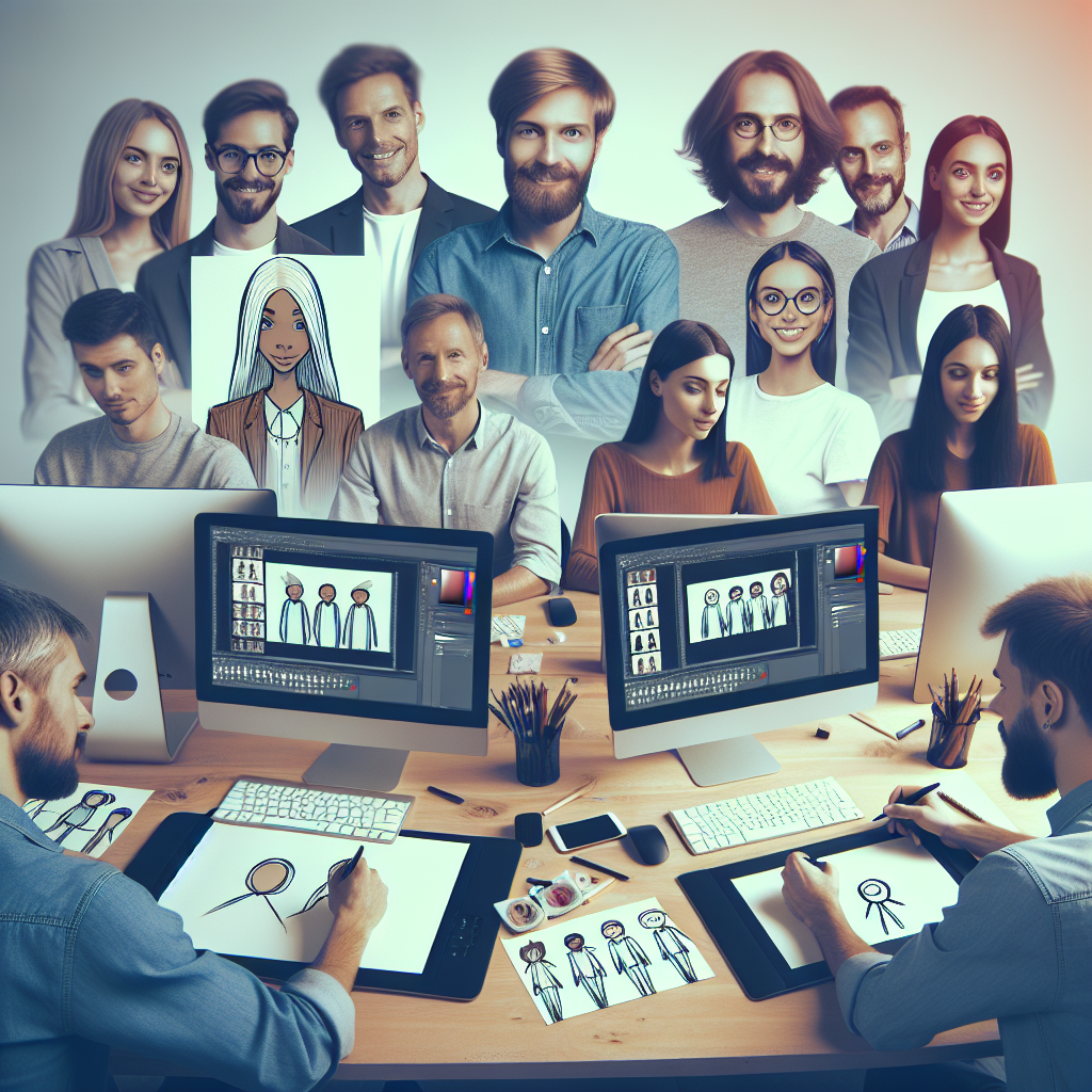 Создание уникальных аниме персонажей и дизайна для игр с нашей командой профессионалов