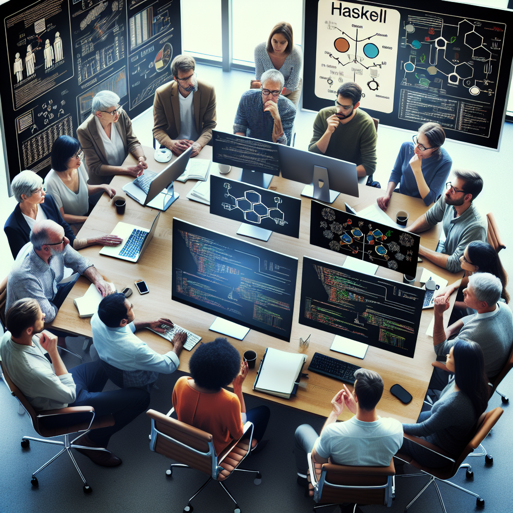Realizati dezvoltarea de proiecte pe Haskell, munciti cu o echipa experimentata si beneficiati de implementarea cu succes a sarcinilor complexe!