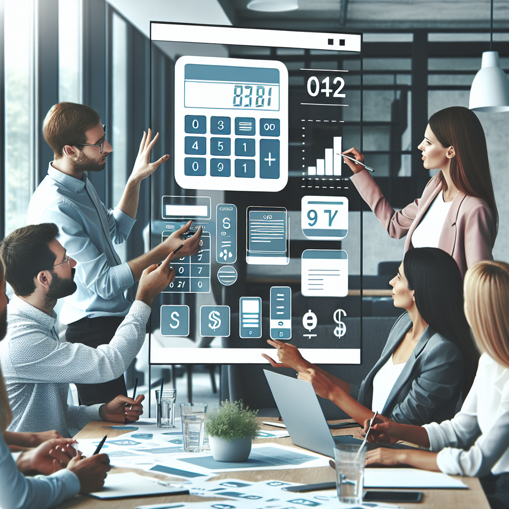 Dezvoltarea calculatoarelor pentru site-uri, Crearea programelor de calculare a costurilor pentru afaceri, Evaluarea costurilor de productie