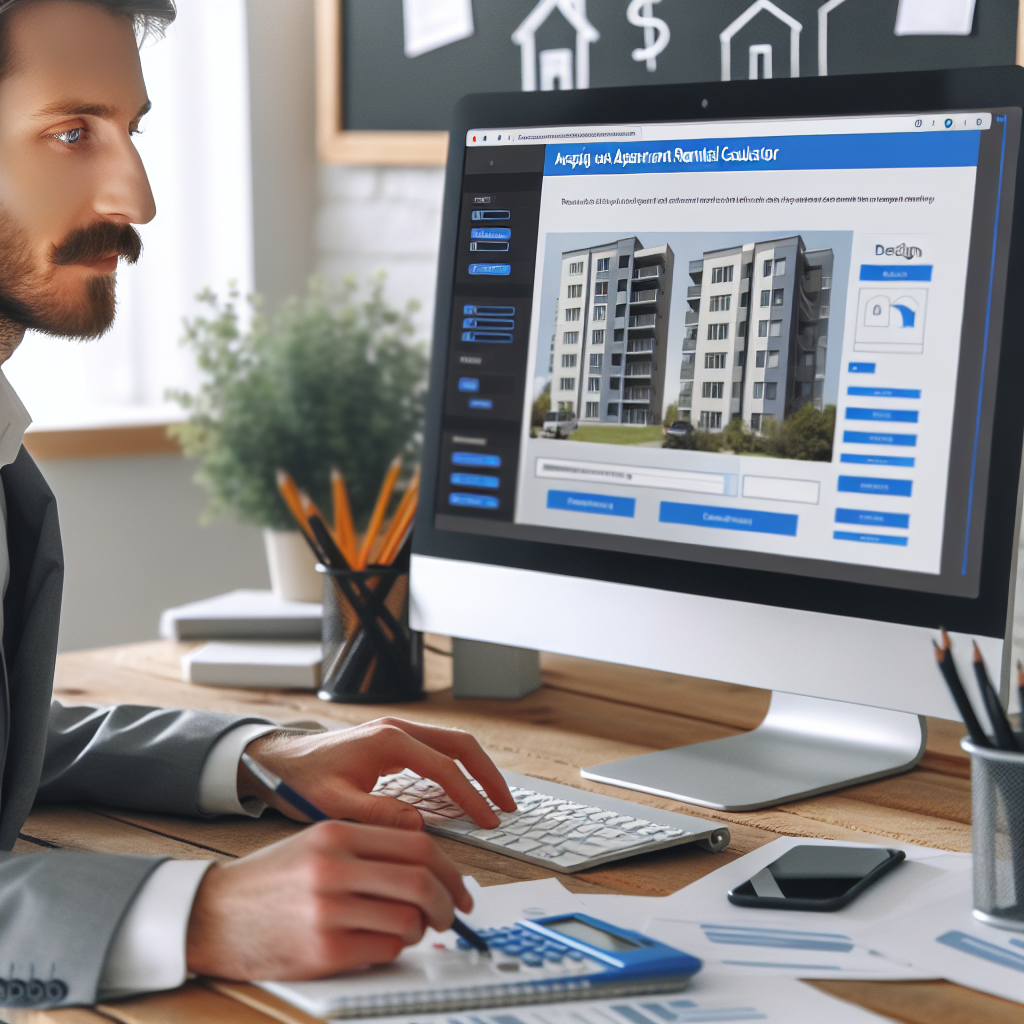 Create Online Calculators for Apartment Rental, Cost of Apartment Rental, and Apartment Purchase