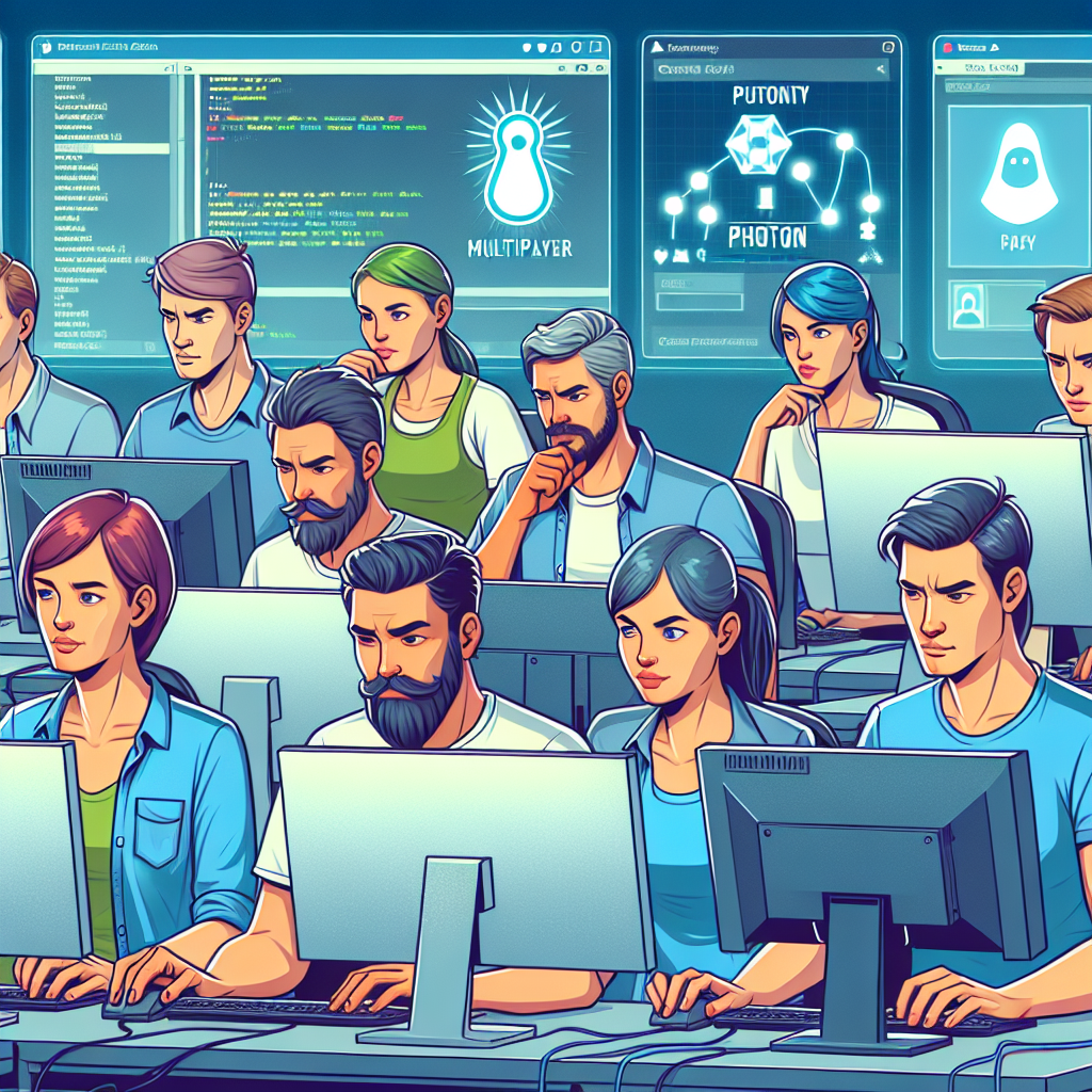 Comenzi pentru crearea jocurilor multiplayer in Unity si Photon