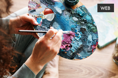 Professional creation of a business card website for an artist from Studio Webmaster, website development services from qualified specialists in Moldova