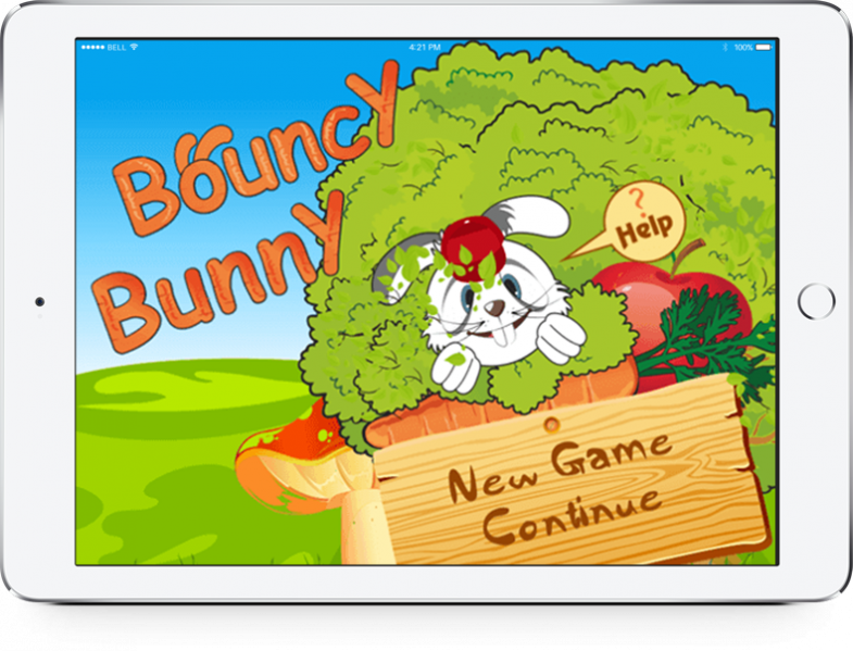 Создание игры Bouncy Bunny на заказ в Кишиневе Молдова