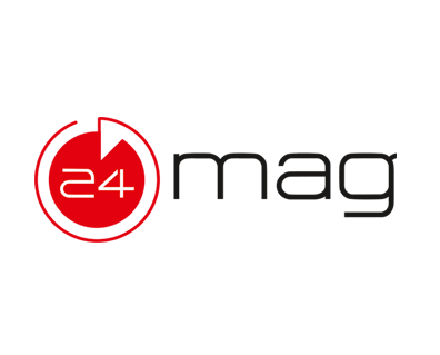 Custom logo design of 24 Mag company in Moldova