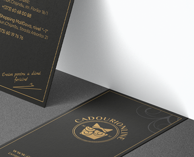 Development of a logo and corporate identity for the company Cadourionline