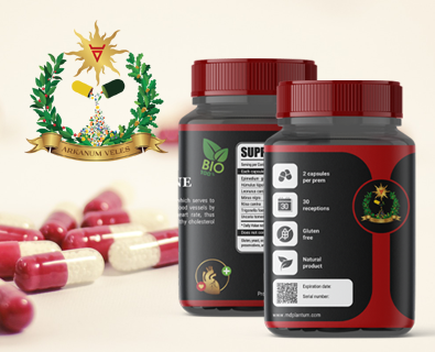 Development of a logo and a series of labels for the company Arkanum Veles