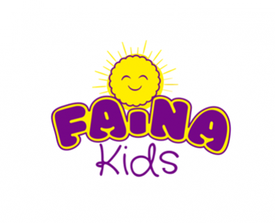 Development of logo design for Faina Kids company from Chisinau, Moldova