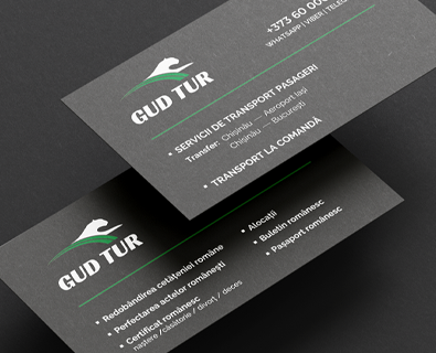 Logo and business card development for Gud Tur company