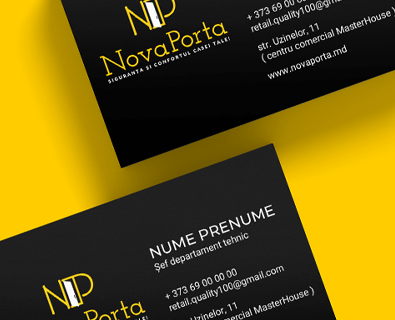 Corporate style development for the company Nova Porta