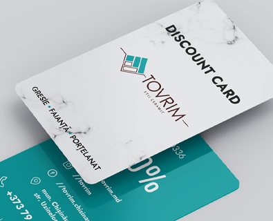 Development of corporate identity elements for the company Tovrim