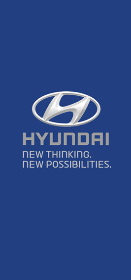 Logo design of the Hyundai Testing mobile app