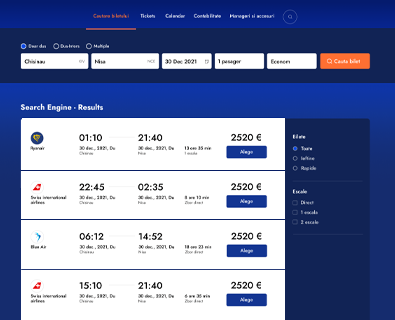 CRM system for ticket booking