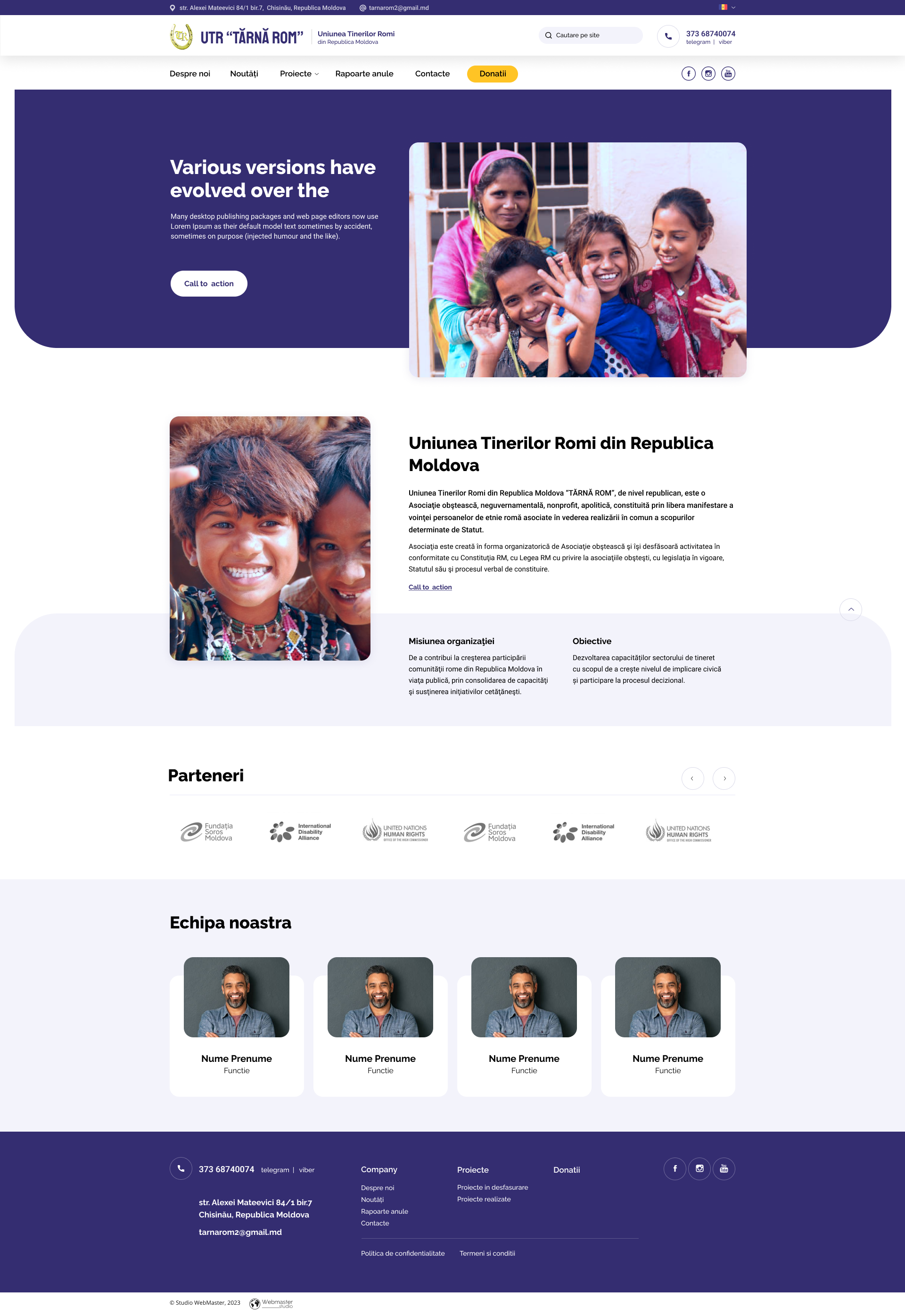 Uniunea Tinerilor Romi din Republica Moldova '' TĂRNĂ ROM ''