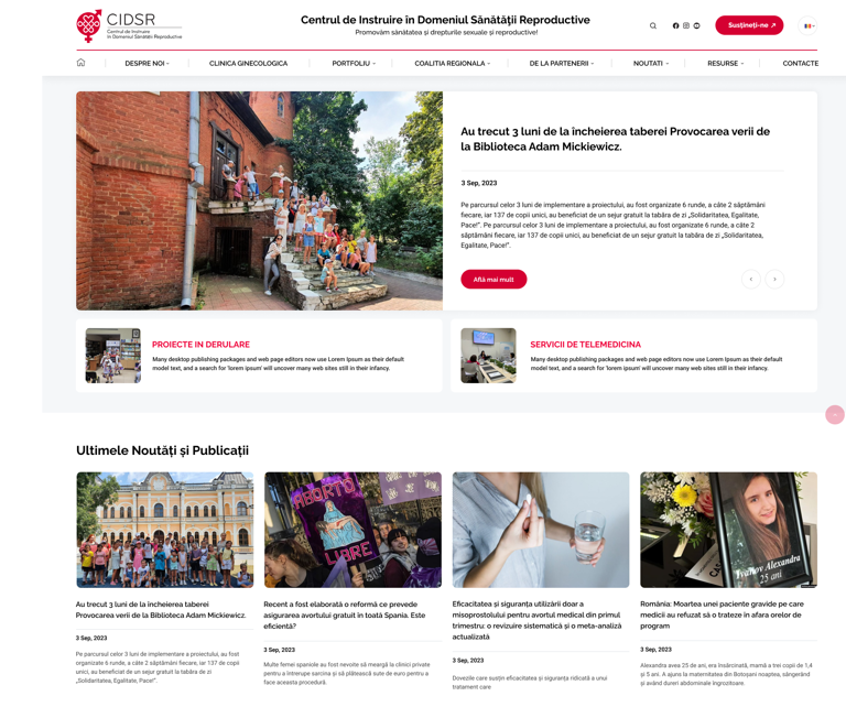  Centru de Instruire în Domeniul Sănătății Reproductive (CIDSR)