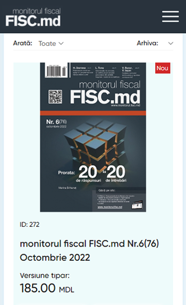 Monitorul Fiscal FISC.MD