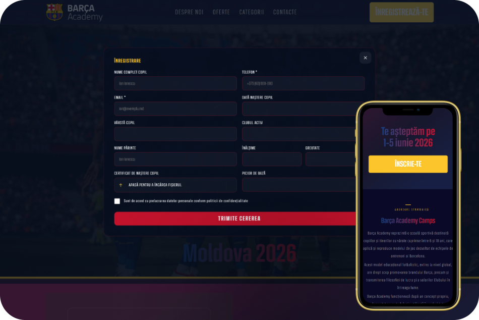 Barça Academy Camps Moldova