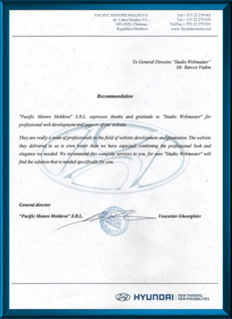 «Pacific Motors Moldova» SRL