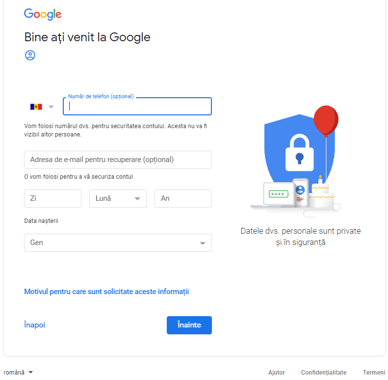 Bine ați venit la Google 