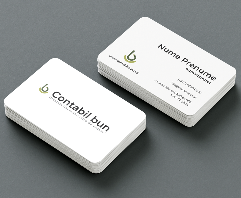 Crearea unei identități corporative pentru firma Contabil Bun