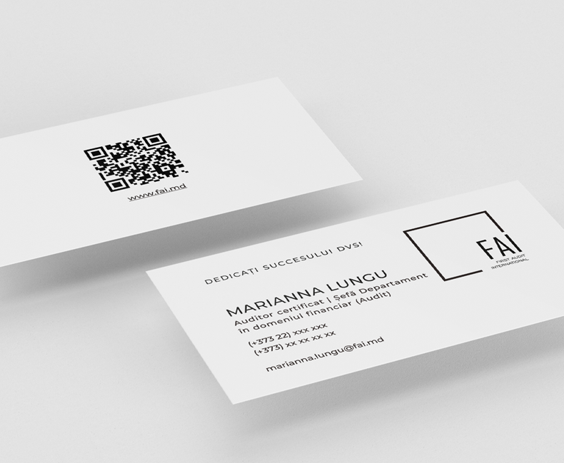 Создание элементов фирменного стиля для компании FAI