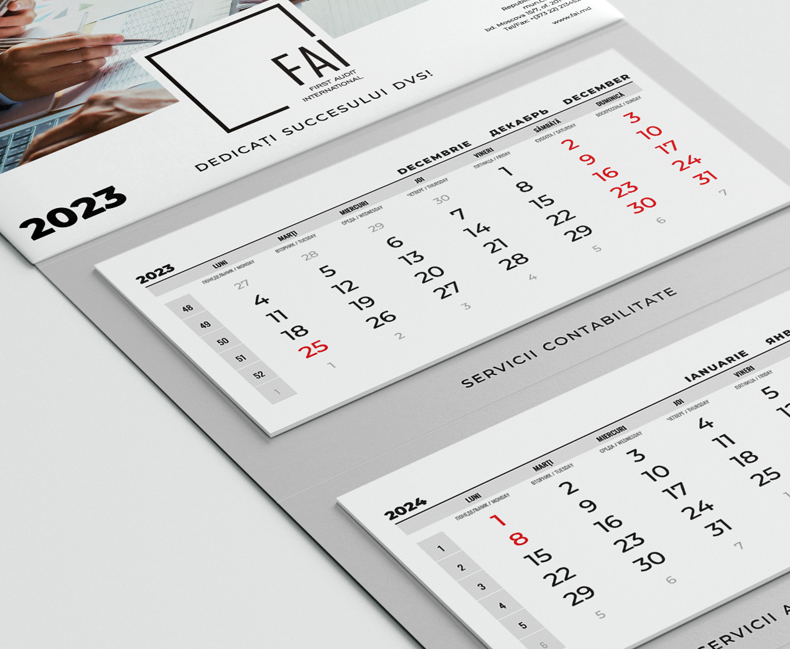 Создание элементов фирменного стиля для компании FAI