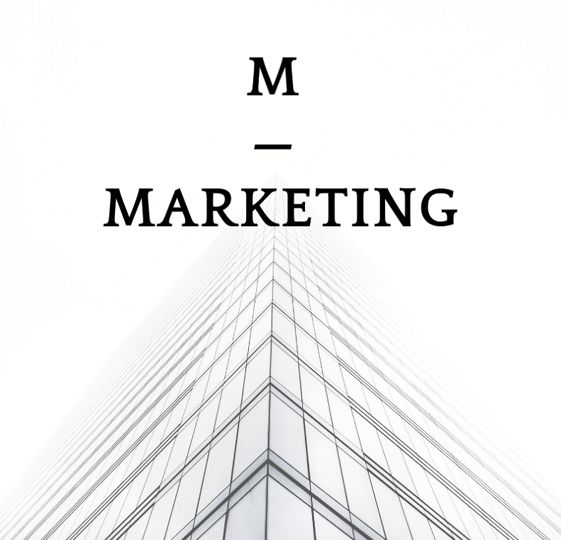 M — înseamnă Marketing