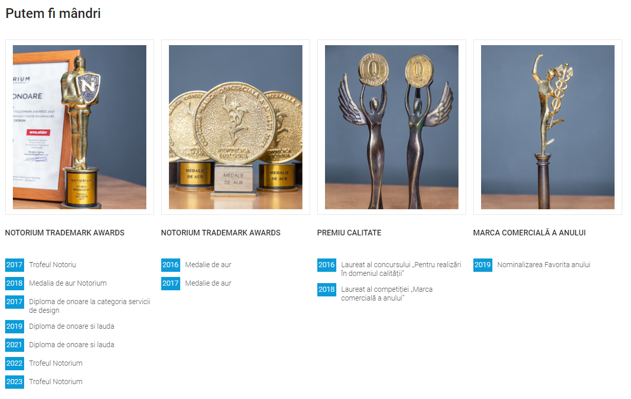 The main thematic blocks of the commercial proposal