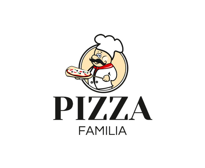 Elaborarea unui logo pentru compania Pizza Familia