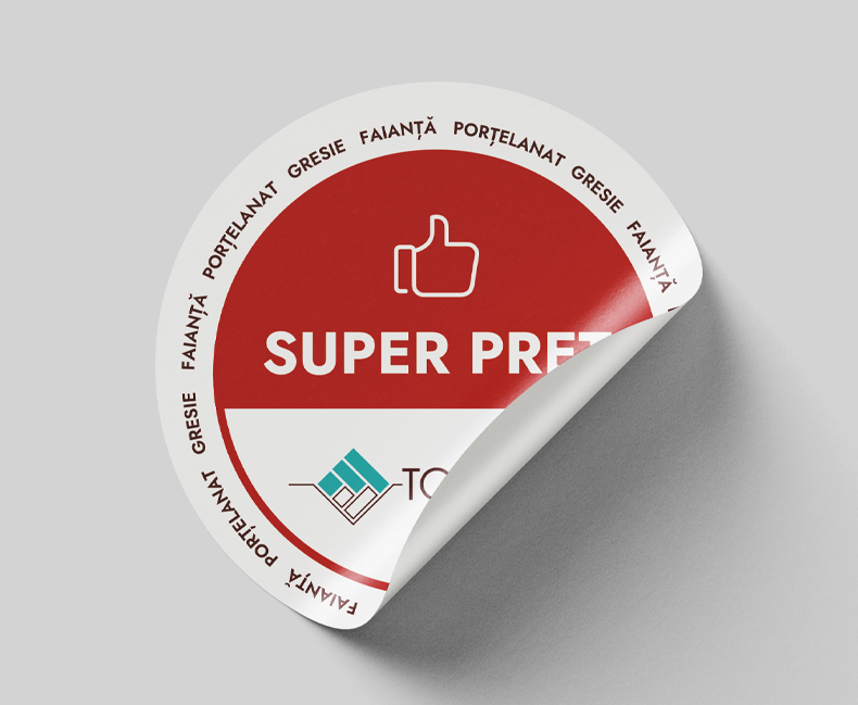 Создание элементов фирменного стиля для компании Tovrim