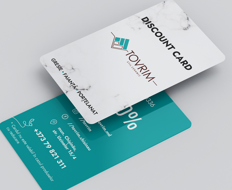 Создание элементов фирменного стиля для компании Tovrim